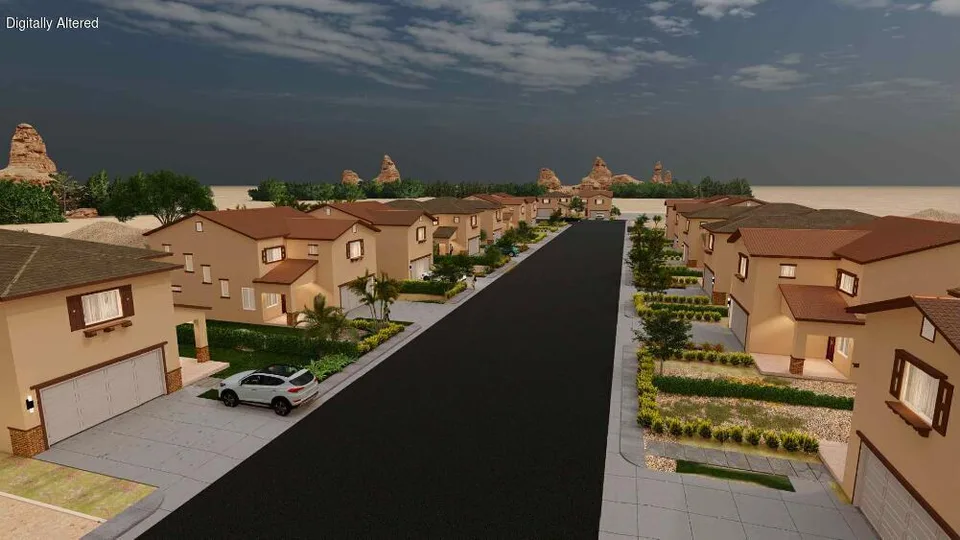 Digitally altered concept image 1 for 0 Sandpiper Ave / Bobolink St.; proposed homes do not exist